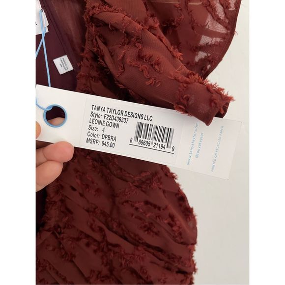 TUCKERNUCK TANYA TAYLOR Marion Leonie Maxi Dress Gown Size 4 NWT - Picture 4 of 8